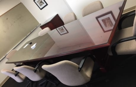 bow front conference table