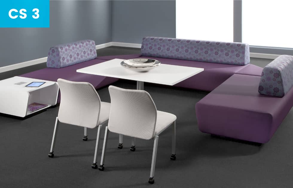 purple office furniture