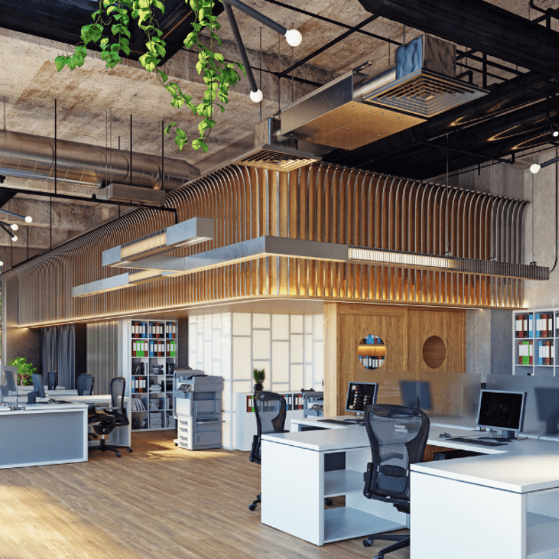 contemporary coworking spaces